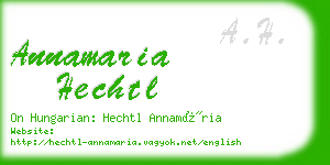 annamaria hechtl business card